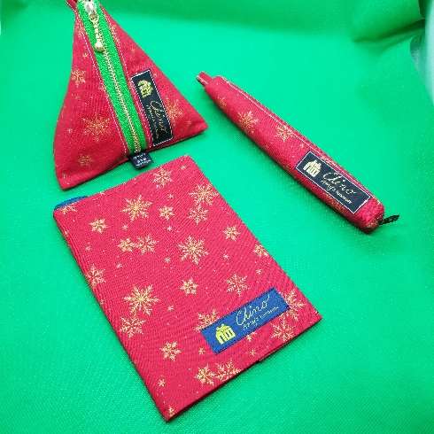 E三角ポーチ、ベンケース、ブックカバー