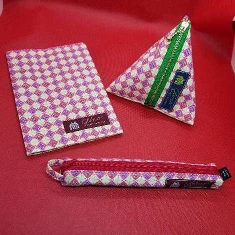 三角ポーチ、ベンケース、ブックカバー